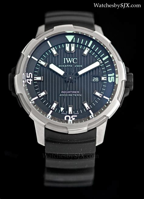 iwc aquatimer titanium review|IWC aquatimer 2000 review.